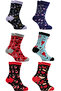 Valentine's Day Special Gift Boxed 6 Pairs of 6 Different Patterned Socks - 4