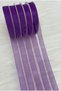 10 Pieces of Organza Tulle Ribbon Purple 1 cm 22 Meters, Bundle, Engagement, Dowry, Gift, Packaging, Decoration, Wedding - 4