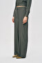 Women's Modern High Waist Wide Leg Solid Color Palazzo Pants - 2