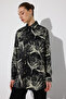 Jacquard Satin Shirt - 4