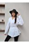 Waist-Corseted Poplin Shirt - 4