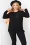 Plus Size Floral Motif Detailed Blouse - 4