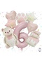 Retro Colors Concept Birthday Party Set Age-6