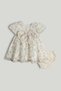 Floral Crinkle Dress and Knickers Outfit - 5