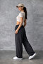 Women's 2-Thread Combed Cotton Stretchy Wide-Legged Sweatpants - 2