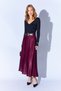 Women's Mürdüm 3499 Belted Waist Satin Long Skirt - 3