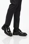 Black Open Genuine Leather Men's Casual Shoes 3254 m