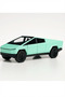 1:24 Cybertruck Metal Diecast Model Car - Atv Motorized, Doors Openable Toy Car Green - 2