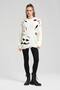 Women's Knitwear Laser Cut Detailed Design Tunic Sweater - 4