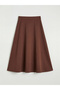 Original Elastic Waist Flared Skirt - 5