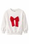 Girl's Stone Embellished Ribbon Detailed T-Shirt and Skirt Set – Stylish Combination for Holidays and Special Occasions - 5