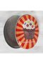 Cupcake Visual Oval Decorative Colorful Metal Tin Box 8.5X6 cm 1 Piece - 2