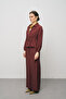 Women's Modern Waist-Tied Zippered Solid Color Viscose Jacket - 4