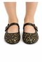 Glittery Sequined Gold Shiny Mary Jane Ballerinas with Stylish Buckle and Orthopedic Sole Casual Shoes - 6