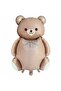 56.5X90 cm Teddy Bear Caramel Foil Balloon with Bow Tie - Birthday Party Decoration Balloon - 5