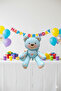 51X54 cm Sitting Bear Blue Foil Balloon - Birthday Party Decoration Balloon - 3