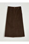 Trendlucky Plus Size Standard Fit Corduroy Skirt with Difference - 5