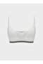 Özmarka New Season Stripe Detailed Bustier with Removable Pads