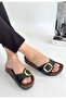 Zooy Black Skin Slippers