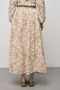 Women's Botanical Line Embroidered Bohemian Maxi Skirt - 4