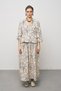 Women's Botanical Line Embroidered Balloon Sleeve Bohemian Blouse - 3