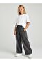 Girl's Sweatpants with Side Stripes and Snap Detail Design - 4