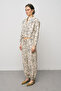 Women's Botanical Line Embroidered Zippered Bohemian Crop Jacket - 4