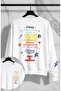 Unisex Oversize the Weeknd Star Printed Sleeve and Back Crew Neck Hoodless Sweatshirt