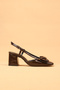 Women's Thick Heeled Bow Evening Dress Shoes High Heels - 4