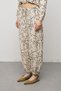 Women's Botanical Line Embroidered Waist Lace-Up Bohemian Trousers - 2