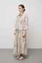 Women's Botanical Line Embroidered Balloon Sleeve Bohemian Blouse - 4