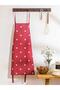 Red Heart Printed Women's Kitchen Apron (S6)