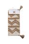 Beige Tasseled Cushion Cover 45X45 cm (S6) - 5