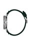 Dark Green Sports Men's Wristwatch |   Green Silicone Cord, Stylish Design with Calendar - 5
