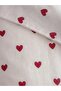 Red Heart Printed Cotton Single Duvet Cover Set (S6) - 5