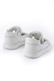 Genuine Leather Orthopedic Sole-Stitched Velcro Baby Girl First Step Sandals - Wide Fit - 6