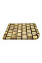 Special Design Checkerboard Patterned Oval Natural Wood Presentation Plate Wooden Cutting Board Presentation Tray (Walnut) - 6
