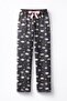 Women's Lamb Patterned Pajama Bottoms – Soft Textured, Warm Winter Homewear - 2