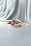 Pure Copper Handmade Design Women's Bracelet - Adjustable Cuff with Mini Stone Detail - 2