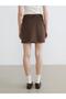 Buy Belt Pieces of Suede-Look Mini Skirts (S6) - 3