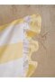 Yellow Striped Single Duvet Cover Set (S6) - 4