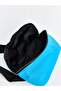 Blue Zippered Women's Shoulder Bag (S6) - 4