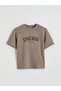 Artı-Store Women's T-Shirt with Crew Neck and Short Sleeves, Has a Loose Fit. Front Face - 5