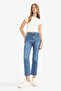 Crop Flare Fit Blue Women's Jean Trousers G2217Ax/Nm28 - 3