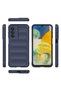Galaxy A56 Case Flexible Tpu Hollowed Back Surface Design Sys Ethnic Silicone Cover - Dark Green - 3
