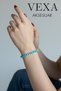 Natural Turquoise Stone Bracelet - Certified Natural Stone - Product with Box and Gift - 6