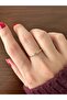 Gold Tiny Stone Thin Ring - 2