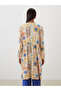 Nevavm Shawl Collar Patterned Oversize Women's Kimono with a Difference - 4
