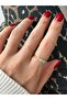 Adjustable Row Solitaire Ring - 4
