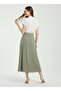 Women's Textured Summer Midi Skirt - 6